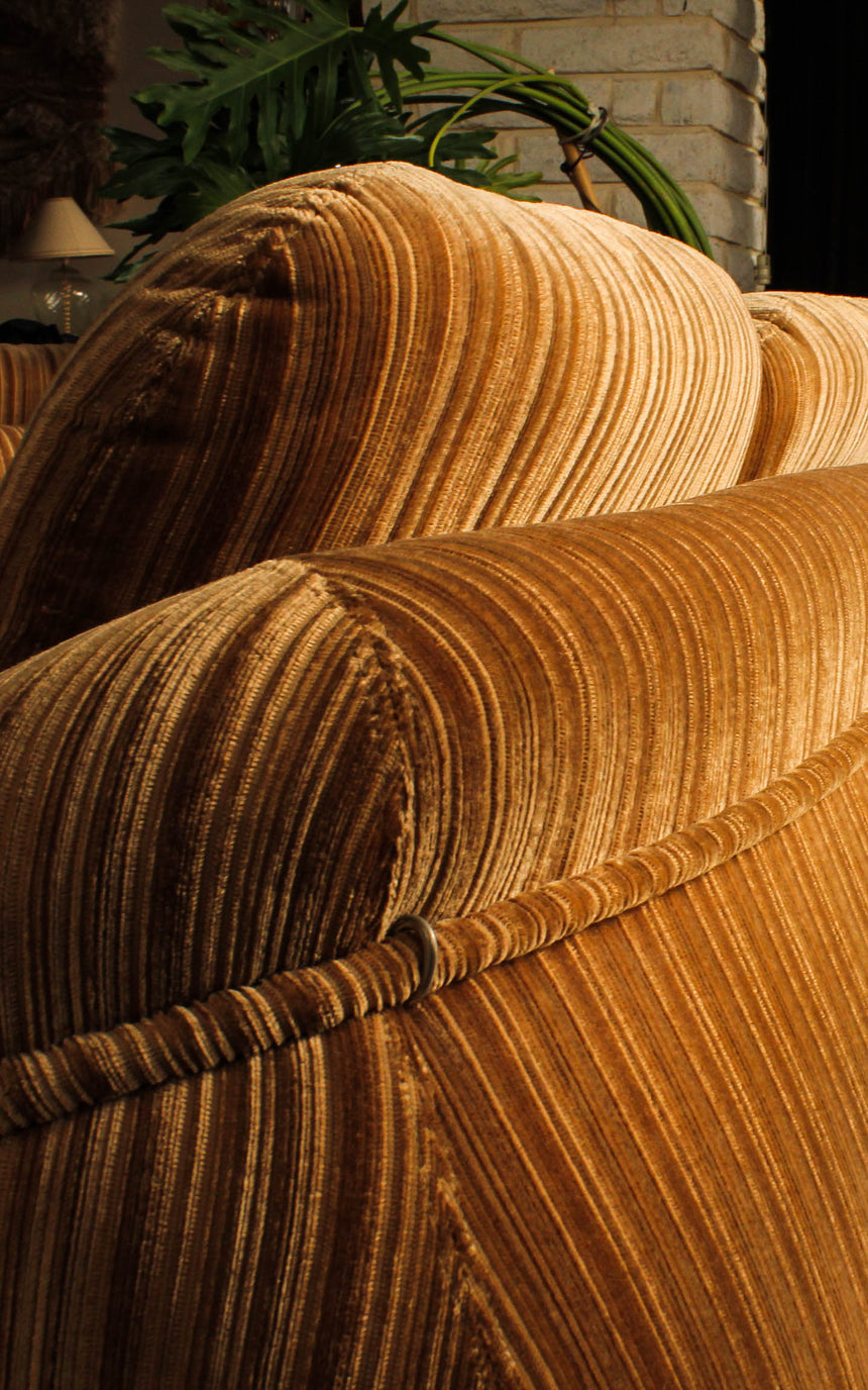 Italian Lowline Sofa in Original Upholstery, c.1970s
