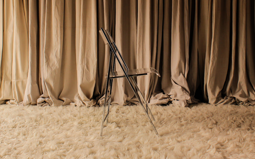 vintage acrylic folding chairs 1980 dining chairs