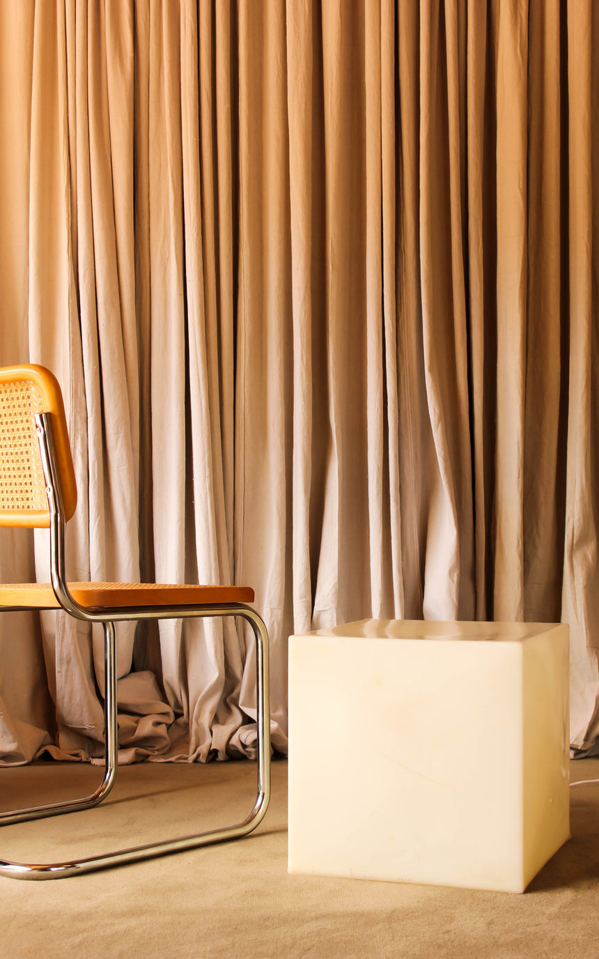 Acrylic Cube Illuminating Lightbox c.1970