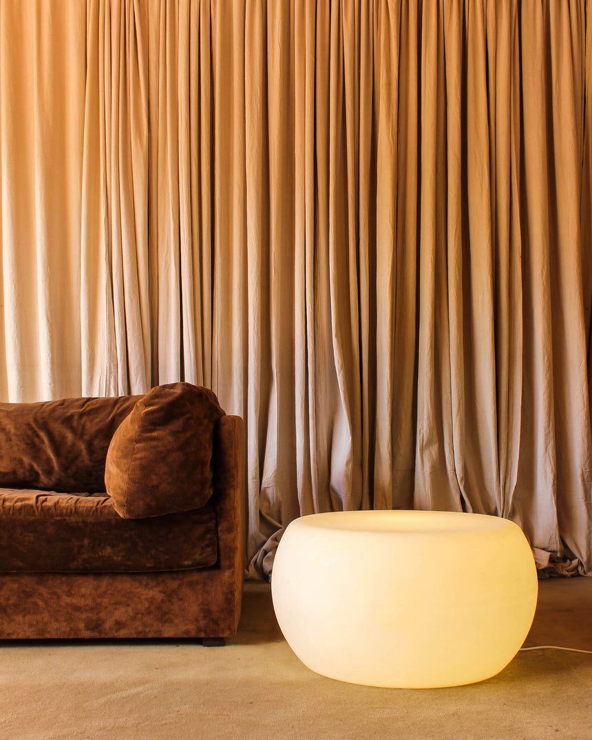 Acrylic Round Illuminating Lightbox c.1970