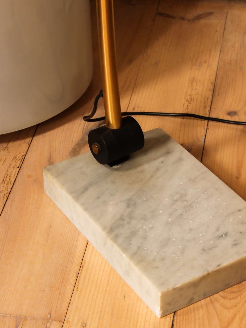 marble arc lamp italian brass piazza 1980s vintage australia melbourne sydney retro