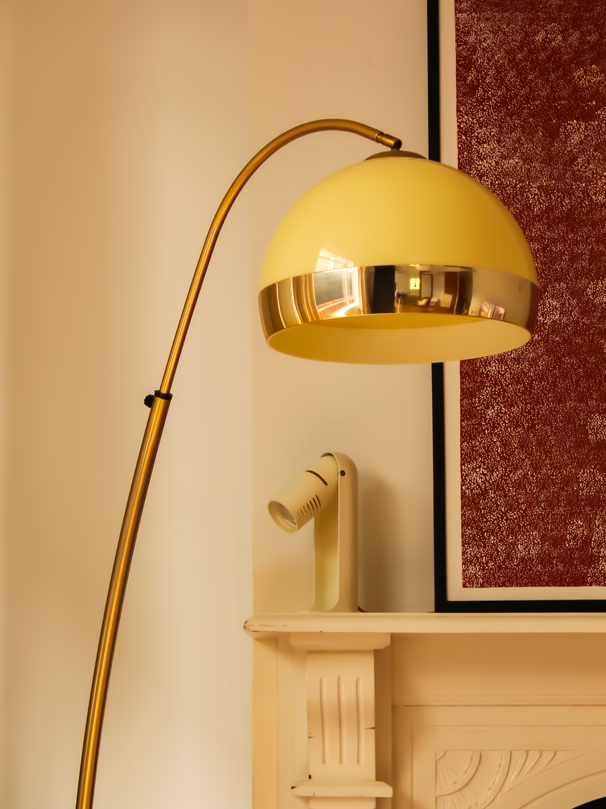 marble arc lamp italian brass piazza 1980s vintage australia melbourne sydney retro