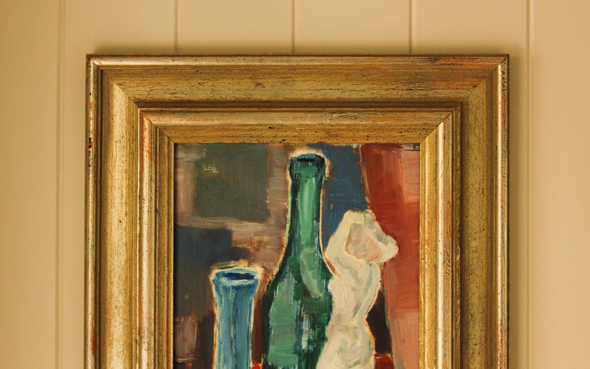 swedish oil painting vintage piazza melboure sydney sweden vessels sculpture anders 1950s