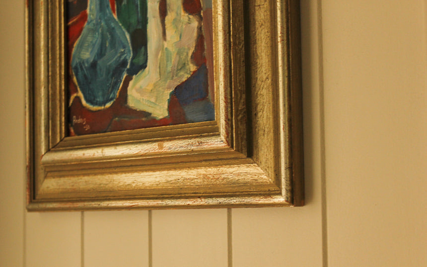 swedish oil painting vintage piazza melboure sydney sweden vessels sculpture anders 1950s