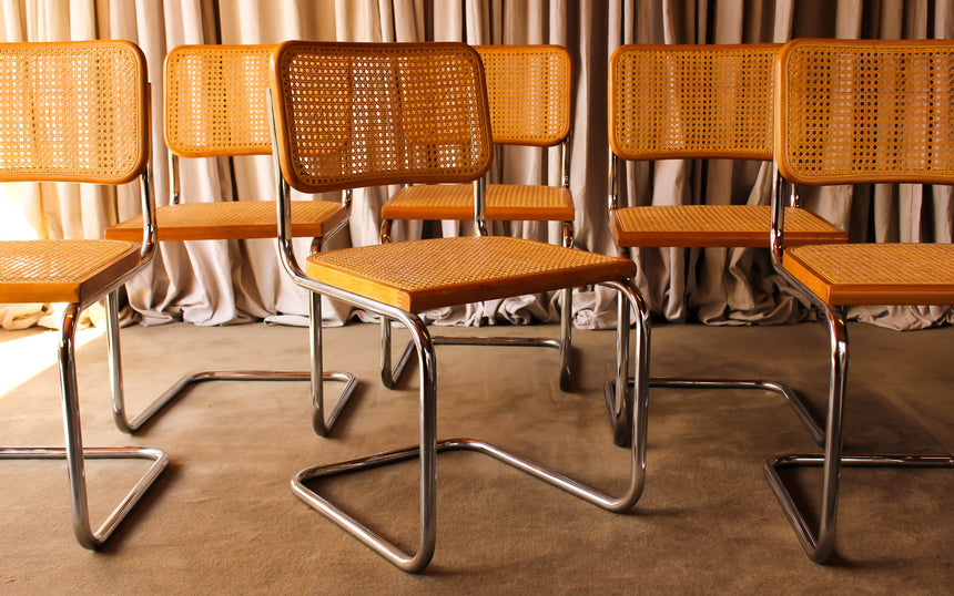 cesca vintage marcel breuer melbourne piazza sydney australia vintage retro cane chome