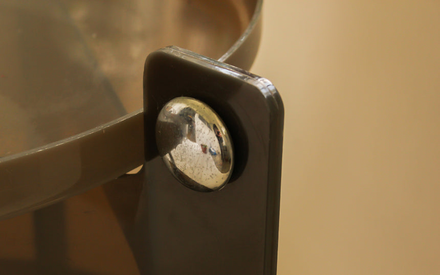 vintage guzzini tray table italian 1970s piazza vintage tables instagram