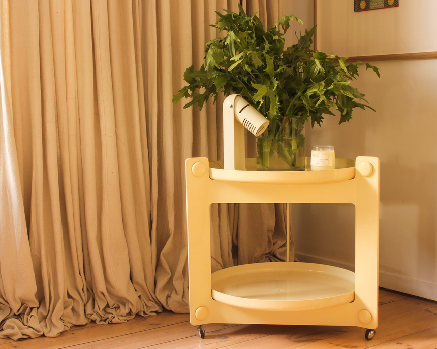 vintage guzzini tray table italian 1970s piazza vintage tables instagram