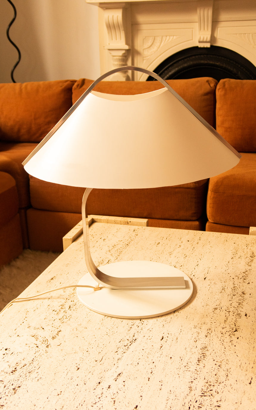 vintage acrylic steel table lamp 1970 1970s piazza intagram melbourne australia