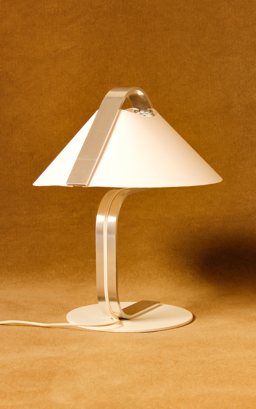 vintage acrylic steel table lamp 1970 1970s piazza intagram melbourne australia