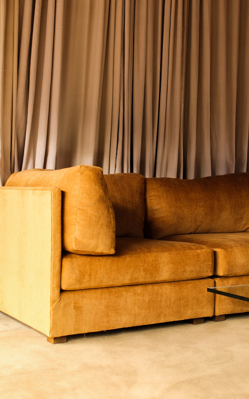 vintage sofa couch seating velvet modular simmons playpen rug flokati travertine furniture objects lighting instagram melbourne australia sydney