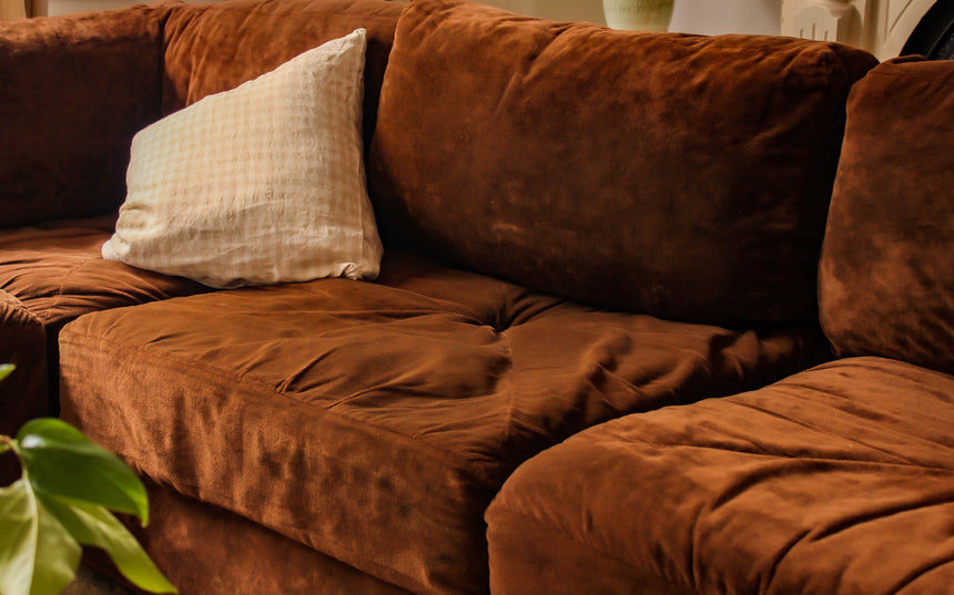 vintage sofa couch seating velvet modular simmons playpen rug flokati travertine furniture objects lighting instagram melbourne australia sydney