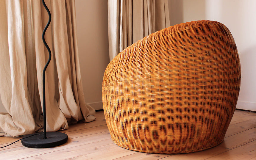 vintage furniture chair armchair cane pod instagram piazza