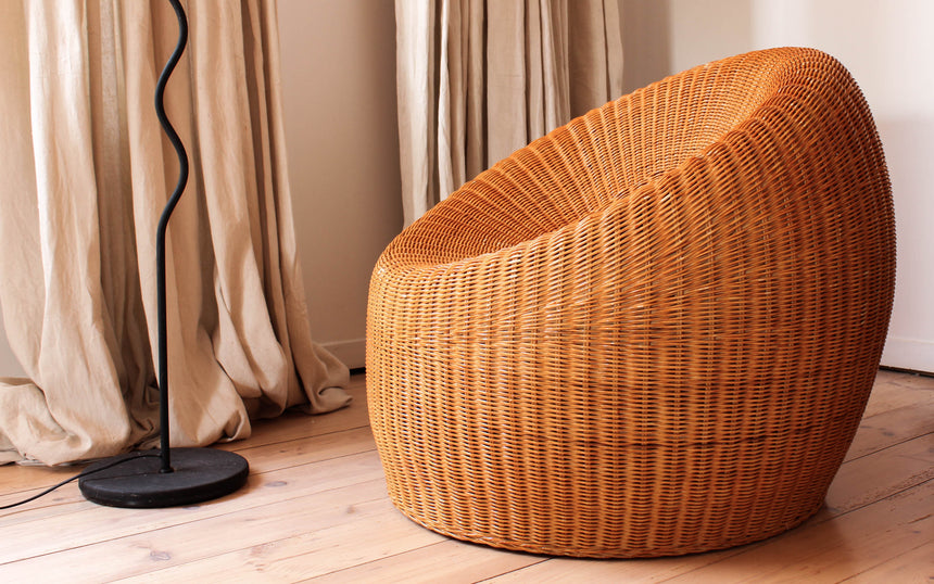 vintage furniture chair armchair cane pod instagram piazza