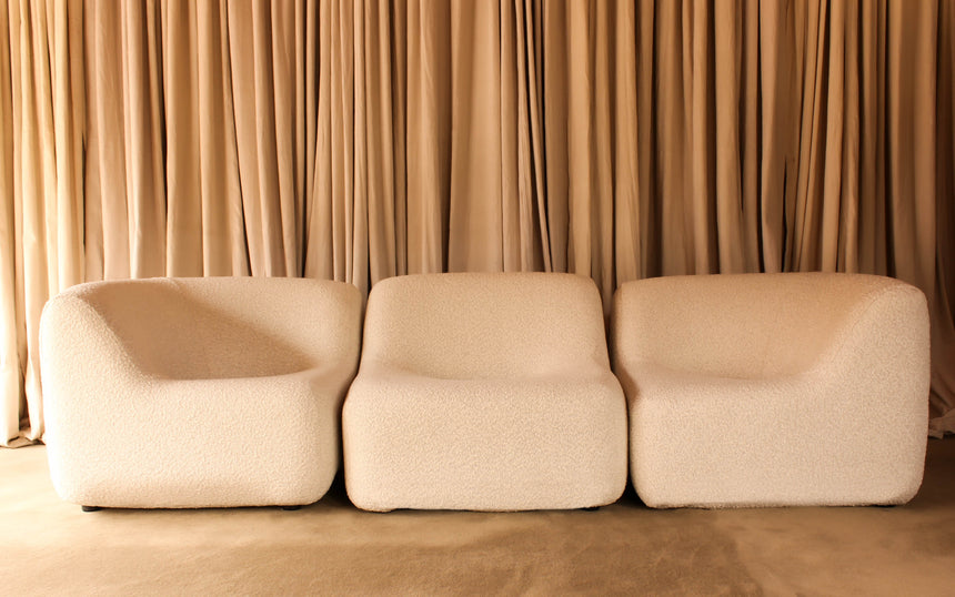 Featherston IV Numero Sofa vintage wool boucle grant mary featherston retro melbourne wool sydney piazza
