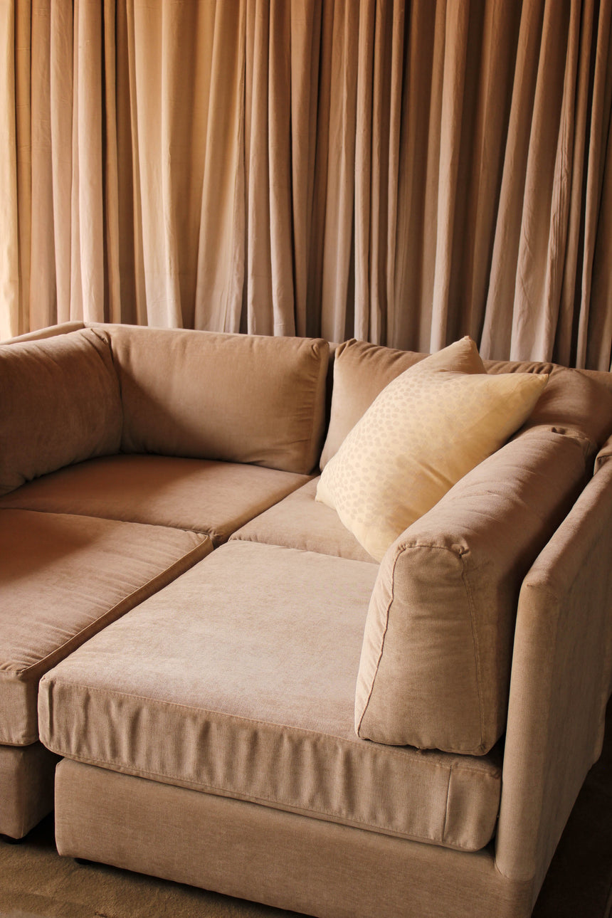vintage sofa couch seating velvet modular simmons playpen rug flokati travertine furniture objects lighting instagram melbourne australia sydney