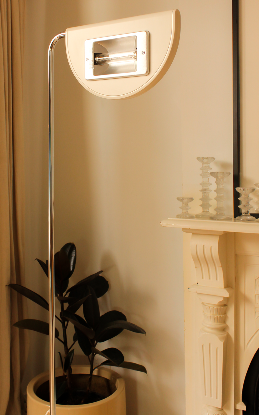 mezzaluna floor lamp italian vintage 1970 1970s lighting melbourne australia piazza instagram Bruno Gecchelin Skipper