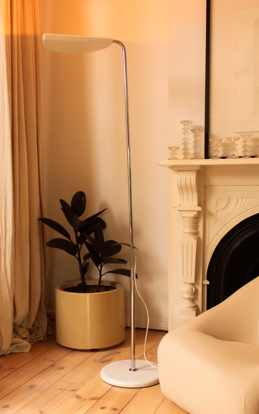 mezzaluna floor lamp italian vintage 1970 1970s lighting melbourne australia piazza instagram Bruno Gecchelin Skipper