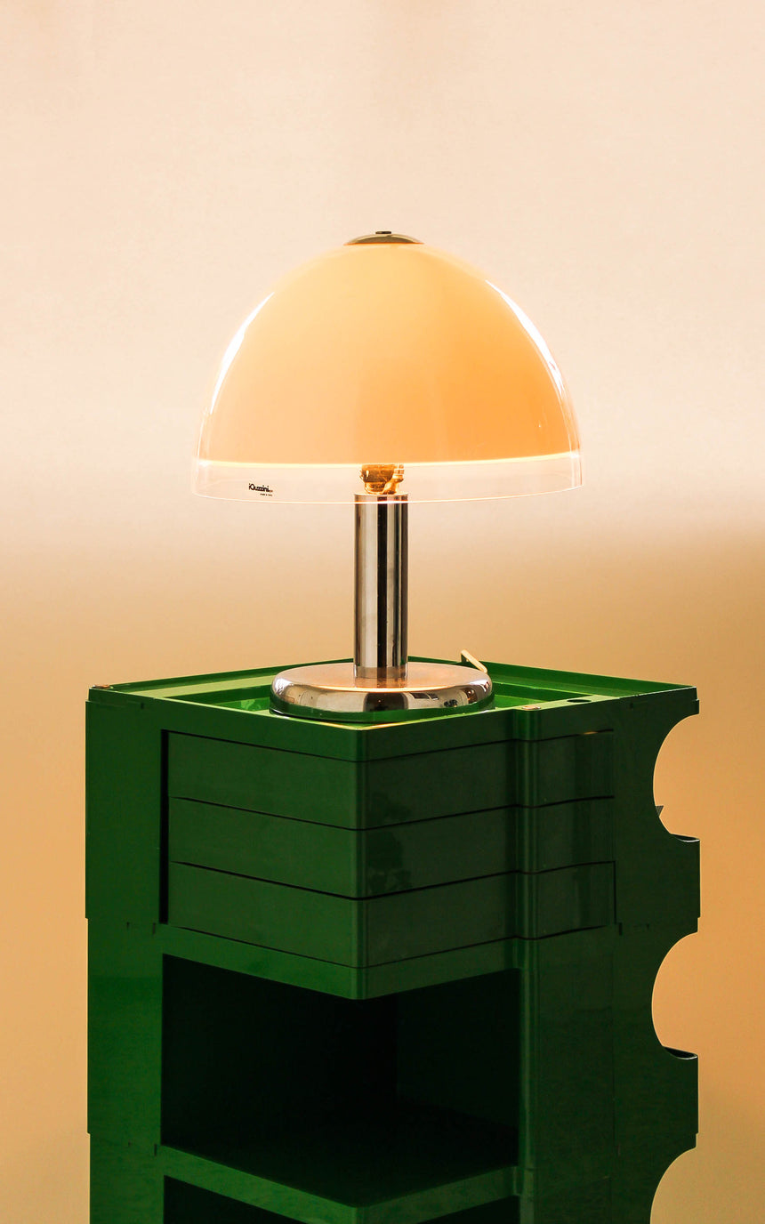 harvey guzzini iguzzini table lamp mushroom piazza vintage retro italian italy sydney australia melbourne
