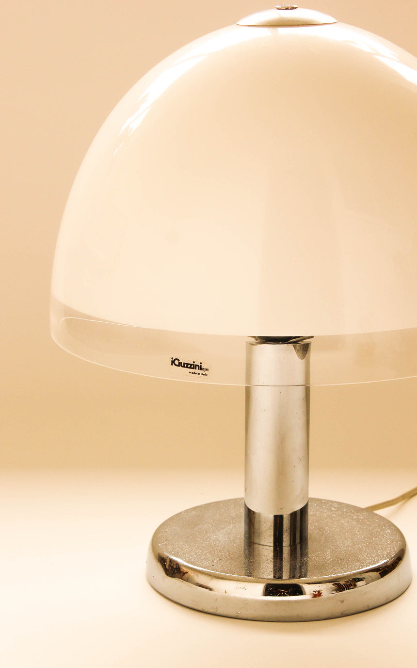 harvey guzzini iguzzini table lamp mushroom piazza vintage retro italian italy sydney australia melbourne