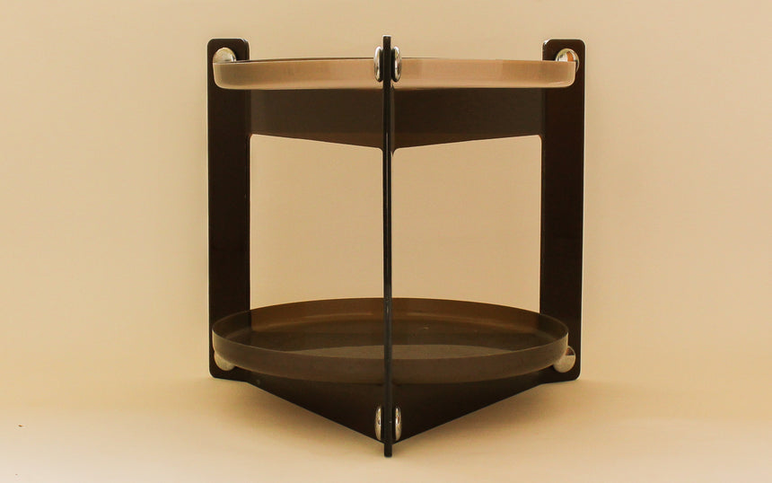 vintage guzzini tray table italian 1970s piazza vintage tables instagram