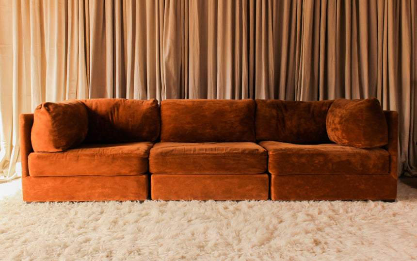 vintage sofa couch seating velvet modular simmons playpen rug flokati travertine furniture objects lighting instagram melbourne australia sydney